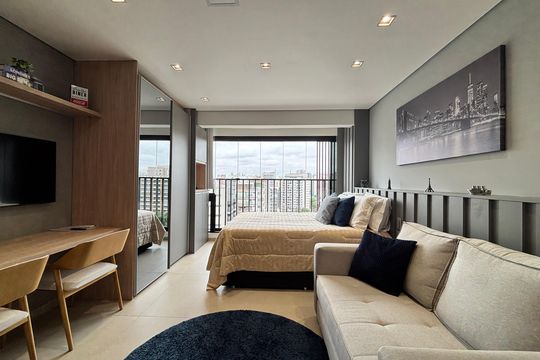 Studio de kitnet/studio à venda com 1 quarto, 25m² em Indianópolis, São Paulo