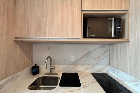 Studio de kitnet/studio à venda com 1 quarto, 25m² em Indianópolis, São Paulo