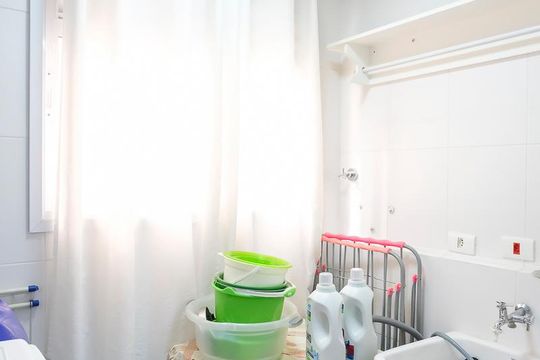 Área de serviço de apartamento à venda com 2 quartos, 75m² em Santa Paula, São Caetano do Sul