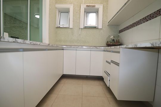Área de Serviço de apartamento à venda com 2 quartos, 55m² em Jardim Ana Maria, Santo André