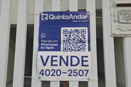 Placa instalada 23/12/2025 QRCode  de apartamento à venda com 2 quartos, 55m² em Jardim Ana Maria, Santo André