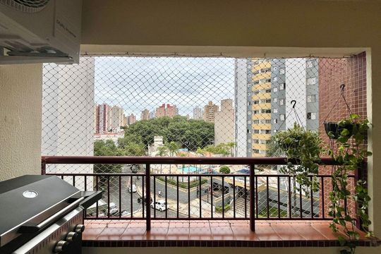 Vista da Sacada da Sala de apartamento à venda com 3 quartos, 89m² em Botafogo, Campinas