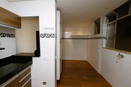 Cozinha de apartamento para alugar com 2 quartos, 65m² em Padre Eustáquio, Belo Horizonte