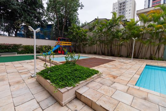 Área comum - Piscina de apartamento para alugar com 3 quartos, 105m² em Vila Ipojuca, São Paulo