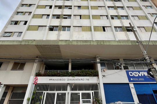 Fachada do Prédio de kitnet/studio à venda com 1 quarto, 36m² em Centro, Campinas