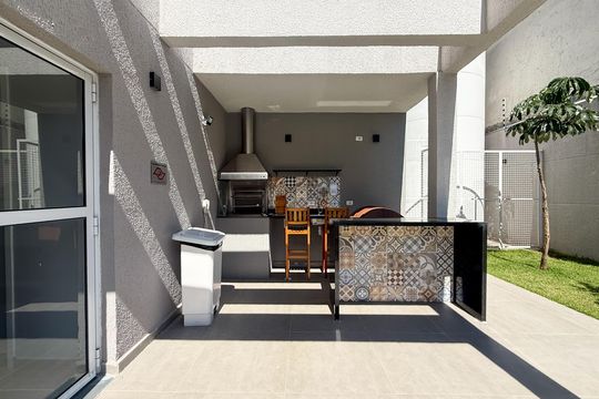 Área comum - Churrasqueira de apartamento à venda com 2 quartos, 35m² em Vila Santo Estefano, São Paulo