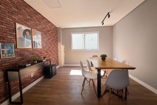 Sala de reunião de apartamento à venda com 2 quartos, 29m² em Vila Santo Estefano, São Paulo