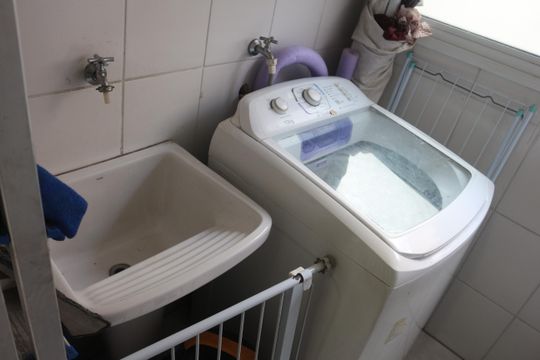 Área de Serviço de apartamento à venda com 2 quartos, 70m² em Olímpico, São Caetano do Sul