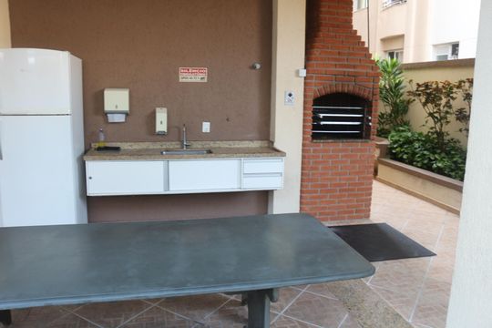 Área comum - Churrasqueira de apartamento à venda com 2 quartos, 70m² em Olímpico, São Caetano do Sul