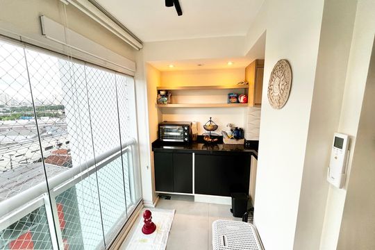Varanda da Sala de apartamento à venda com 2 quartos, 64m² em Casa Verde, São Paulo