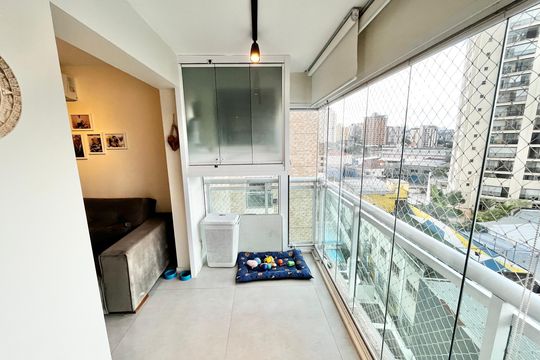 Varanda da Sala de apartamento à venda com 2 quartos, 64m² em Casa Verde, São Paulo
