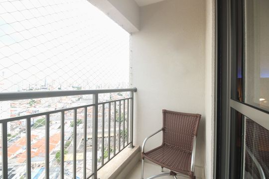 Suíte 1 - Varanda de apartamento à venda com 3 quartos, 115m² em São Paulo, São Paulo
