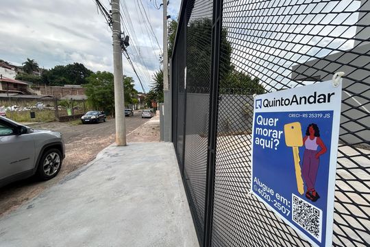 Placa de apartamento para alugar com 1 quarto, 29m² em Rondônia, Novo Hamburgo