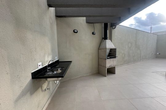 Área comum - Churrasqueira de apartamento para alugar com 2 quartos, 59m² em Outeiro de São Fernando, Barueri