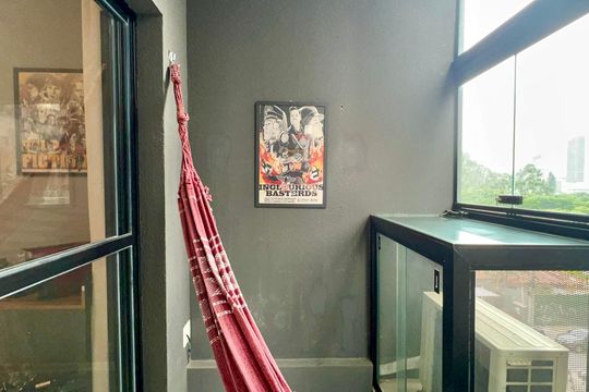 Varanda de kitnet/studio à venda com 1 quarto, 25m² em Pinheiros, São Paulo