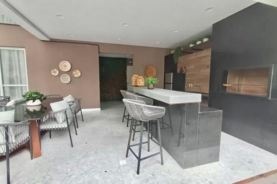 Área comum - Churrasqueira de apartamento para alugar com 2 quartos, 42m² em Vila Guarani (zona Sul), São Paulo