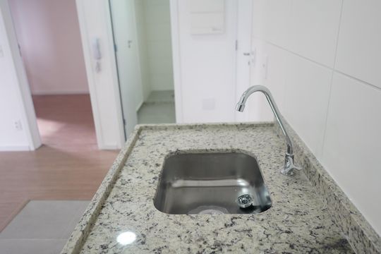 Cozinha de apartamento para alugar com 2 quartos, 37m² em Belenzinho, São Paulo