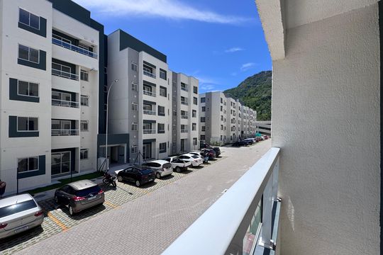 Varanda de apartamento à venda com 2 quartos, 46m² em Recreio dos Bandeirantes, Rio de Janeiro