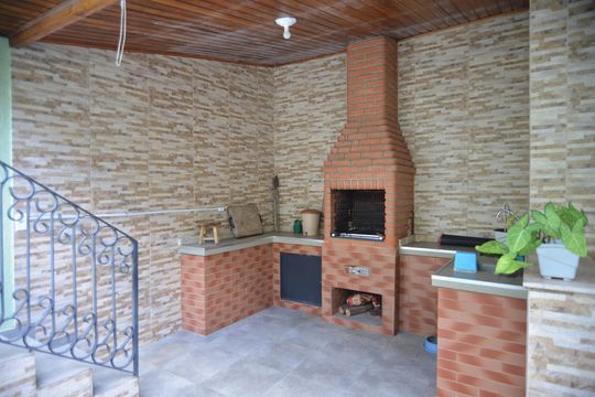 Área gourmet de casa para alugar com 3 quartos, 240m² em Parque das Nações, Santo André