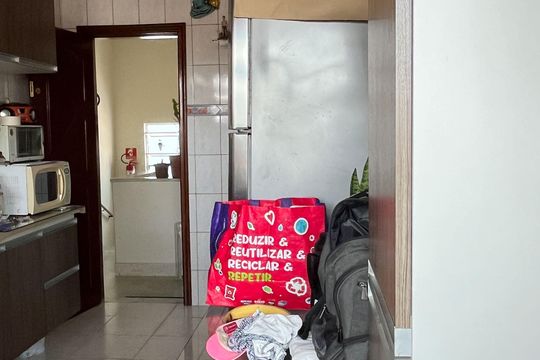 Cozinha de apartamento para alugar com 2 quartos, 80m² em Vila Matias, Santos
