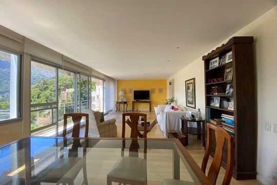 Sala  de apartamento à venda com 3 quartos, 156m² em Lagoa, Rio de Janeiro