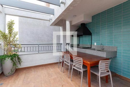 Área comum - Churrasqueira de apartamento à venda com 1 quarto, 28m² em Vila Romana, São Paulo