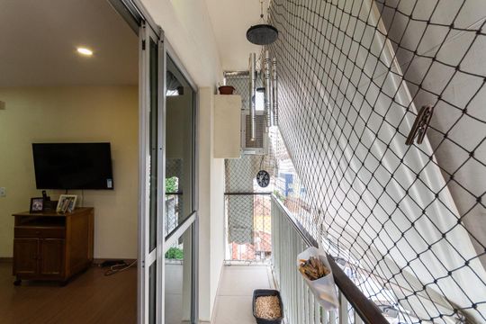 Varanda da Sala de apartamento à venda com 3 quartos, 100m² em Vila Isabel, Rio de Janeiro