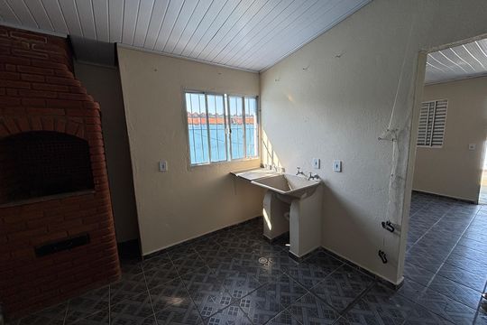Área de Serviço/ churrasqueira de casa para alugar com 2 quartos, 70m² em Pilar Velho, Ribeirão Pires