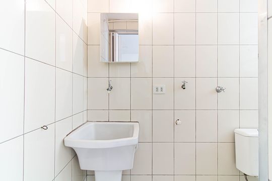 Banheiro / Área de Serviço de kitnet/studio para alugar com 1 quarto, 22m² em Água Branca, São Paulo
