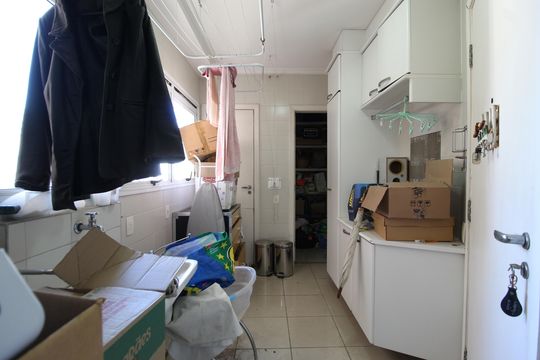 Área de Serviço de apartamento à venda com 4 quartos, 195m² em Indianópolis, São Paulo