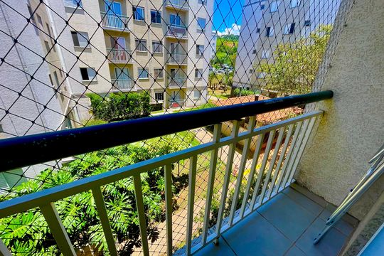 Varanda da Sala de apartamento à venda com 2 quartos, 58m² em Jardim Guilhermino, Guarulhos