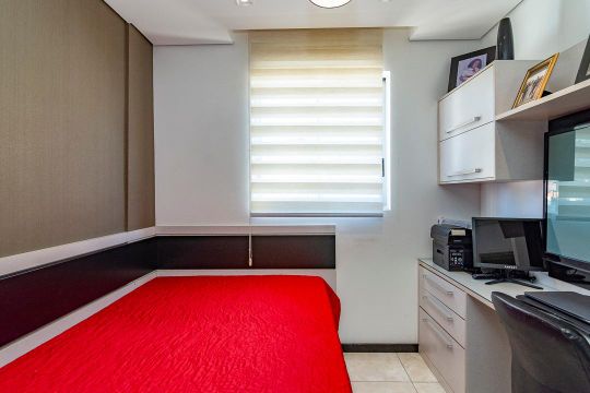 Quarto 2 de apartamento à venda com 3 quartos, 88m² em Caiçaras, Belo Horizonte