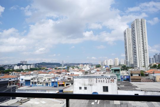 Vista da Varanda de kitnet/studio à venda com 1 quarto, 28m² em Vila Carrão, São Paulo