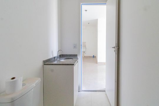 Banheiro de apartamento para alugar com 2 quartos, 36m² em Barra Funda, São Paulo