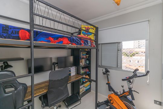 Quarto 2 de apartamento à venda com 2 quartos, 45m² em Vila Mazzei, São Paulo