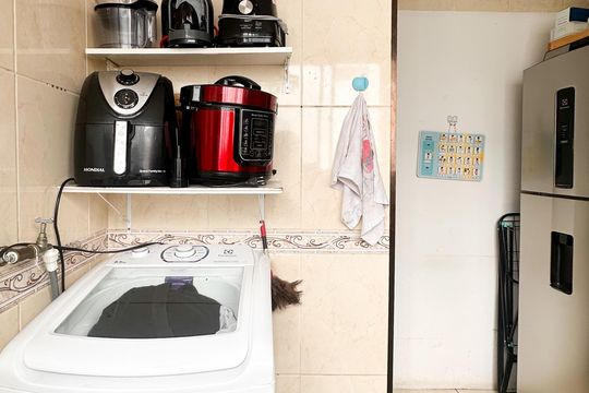 Área de Serviço de apartamento à venda com 2 quartos, 50m² em Santa Terezinha, São Bernardo do Campo