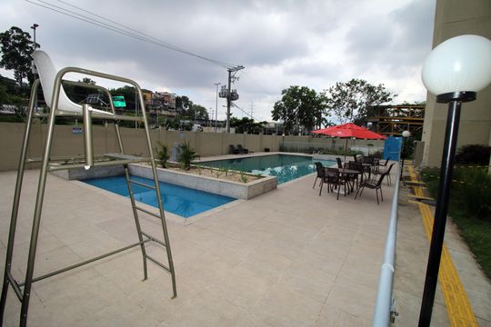 Área comum - Piscina de apartamento à venda com 2 quartos, 37m² em Del Castilho , Rio de Janeiro