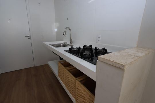 Cozinha de apartamento à venda com 2 quartos, 32m² em Vila Graciosa, São Paulo