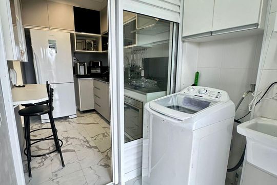 Área de serviço de apartamento à venda com 2 quartos, 81m² em Melville Empresarial II, Barueri