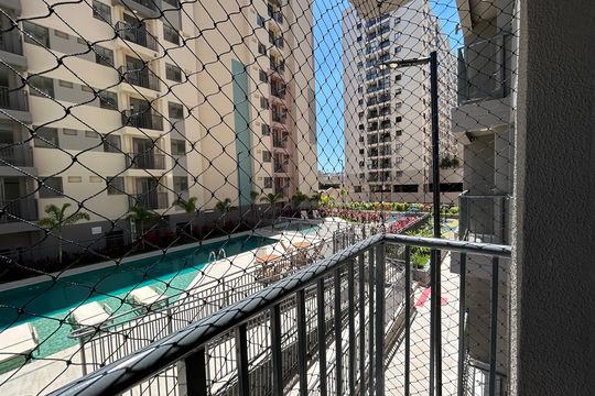 Varanda da Sala de apartamento à venda com 2 quartos, 41m² em Cachambi, Rio de Janeiro