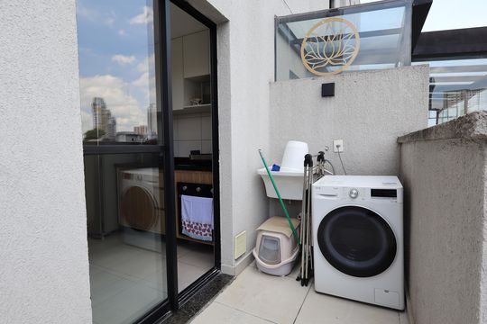 Área de Serviço de kitnet/studio à venda com 1 quarto, 48m² em Vila Ernesto, São Paulo