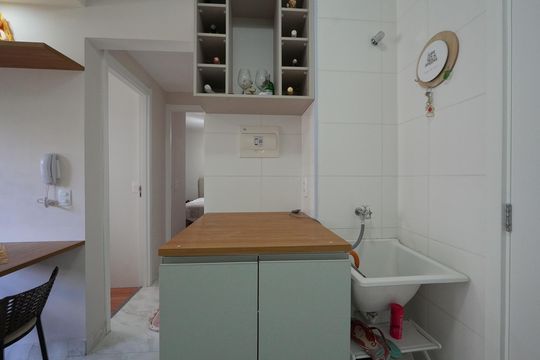 Área de Serviço de apartamento à venda com 2 quartos, 32m² em Cambuci, São Paulo