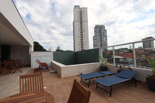 Área comum - Piscina de kitnet/studio à venda com 1 quarto, 23m² em Vila Ema, São Paulo