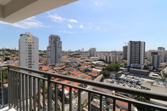 Varanda da Sala de apartamento à venda com 2 quartos, 48m² em Vila Ema, São Paulo