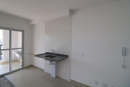 Cozinha de apartamento à venda com 2 quartos, 48m² em Vila Ema, São Paulo
