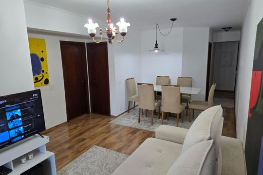 Sala de apartamento à venda com 3 quartos, 80m² em Parque Peruche, São Paulo