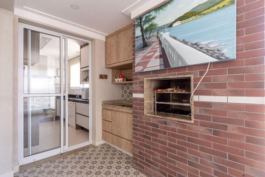 Varanda de apartamento para alugar com 3 quartos, 137m² em Vila Morumbi, São Paulo