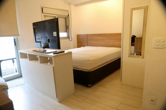 Studio de kitnet/studio à venda com 1 quarto, 33m² em Chácara Santo Antônio, São Paulo