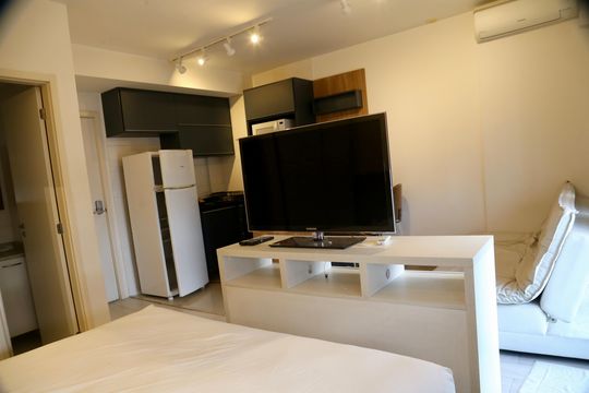 Studio de kitnet/studio à venda com 1 quarto, 33m² em Chácara Santo Antônio, São Paulo
