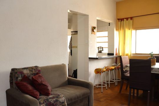 Sala de apartamento para alugar com 1 quarto, 47m² em Bela Vista, São Paulo